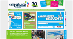 Desktop Screenshot of campushunter.de